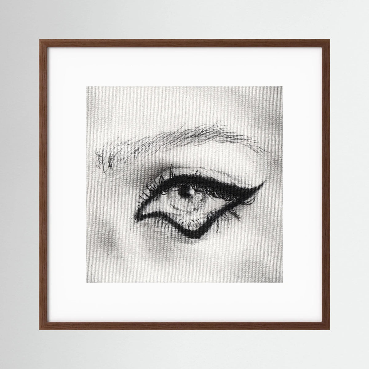 Look at Me 003 - Framed Art Print