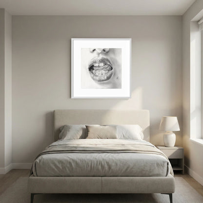 Talk to Me 003 - Framed Art Print