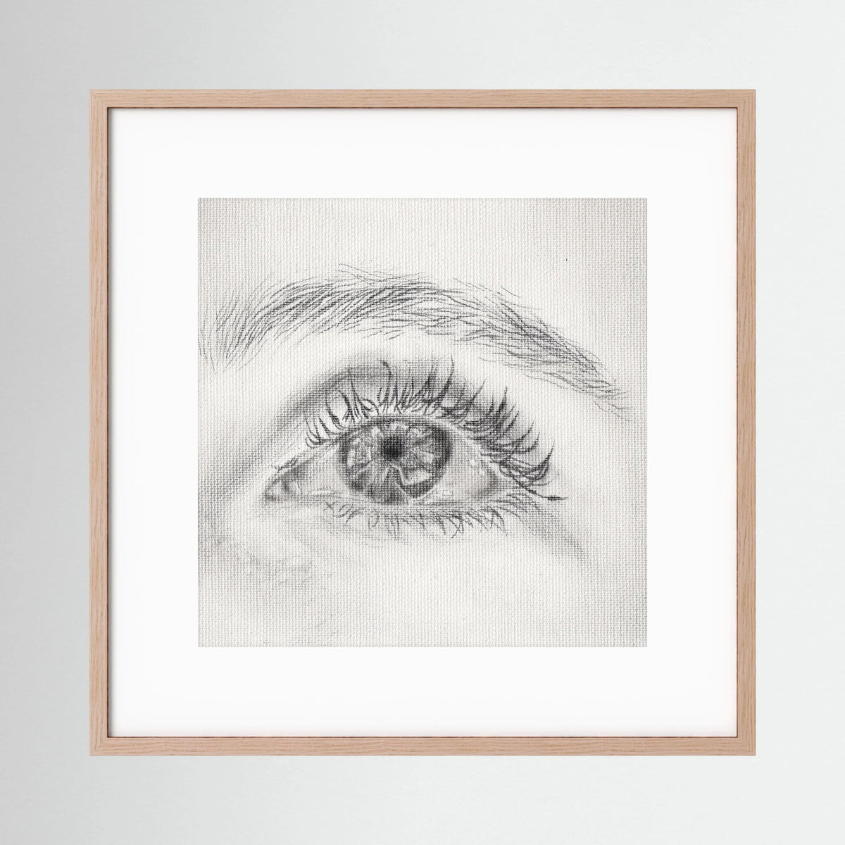 Look at Me 002 - Framed Art Print