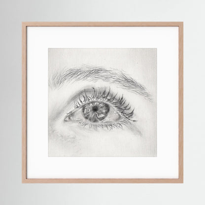 Look at Me 002 - Framed Art Print