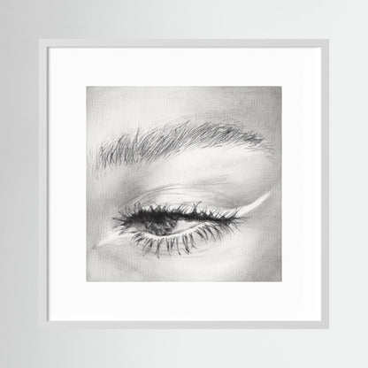 Look at Me 001 - Framed Art Print