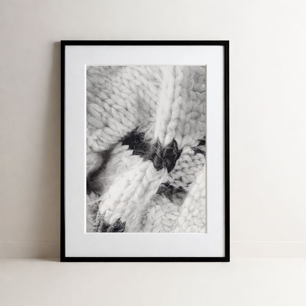 The Silence of Wool  N.002 - Framed Art Print