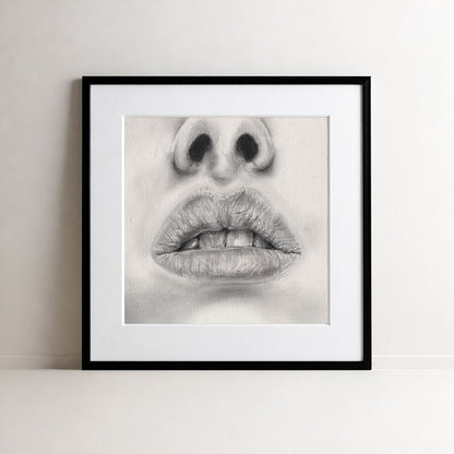 Talk to Me 001 - Framed Art Print