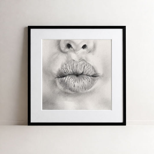 Talk to Me 002 - Framed Art Print